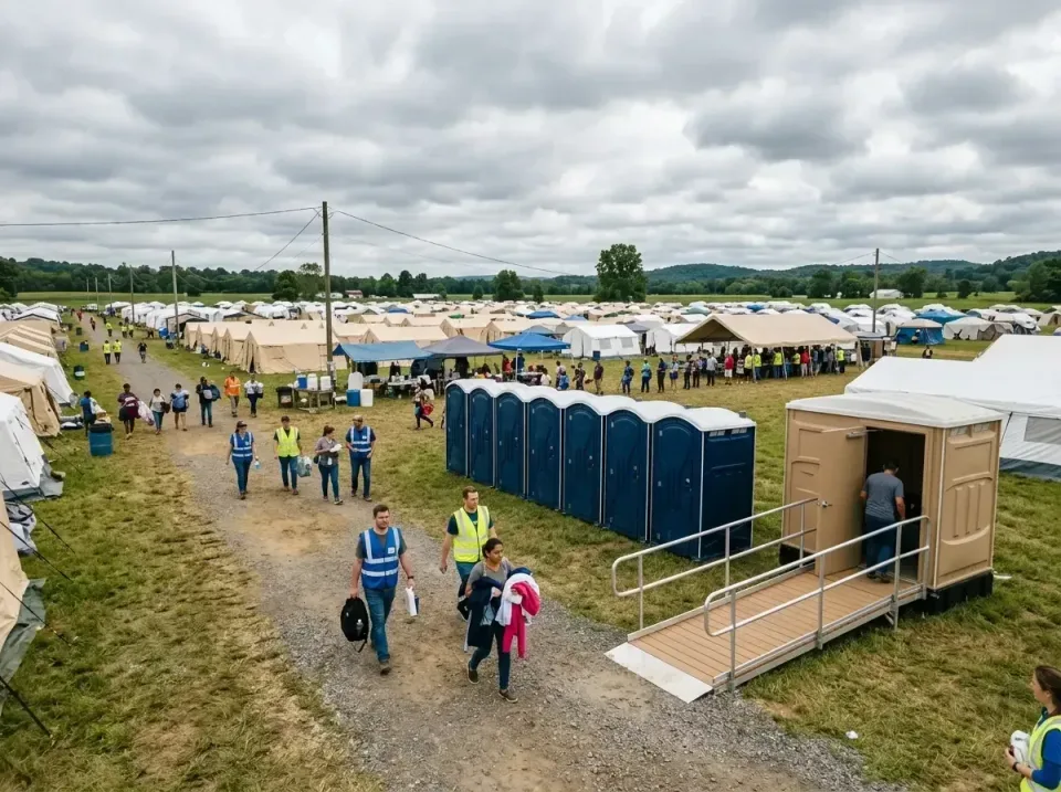 disaster-relief-camp-restrooms-010 — frequently asked questions, Dumpster & Portable Bathrooms Rental in Diboll, TX